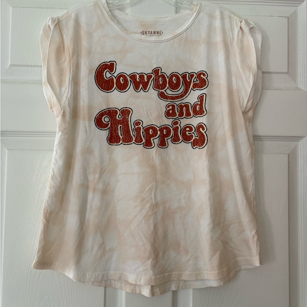 Shyanne Cowboys and Hippies Tee size M Nashville western country festival